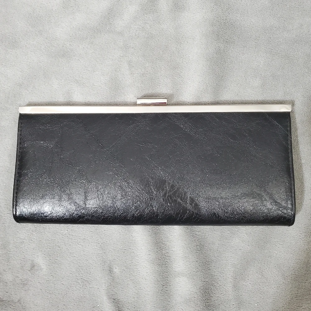 Style & Co Vegan Clutch Black - Picture 5 of 11